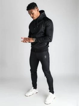Image of Gym King Basis Poly Tracksuit Bottoms - Black