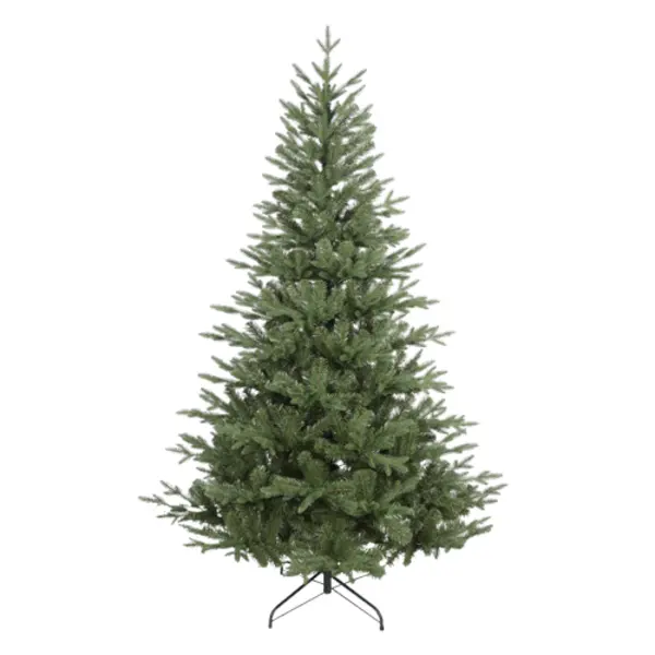 Image of Dellonda Artificial 7ft/210cm Hinged Christmas Tree with 1000+ PE/PVC Tips