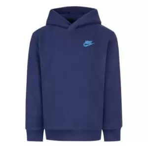 Image of Nike Logo Hoodie Infant Boys - Blue