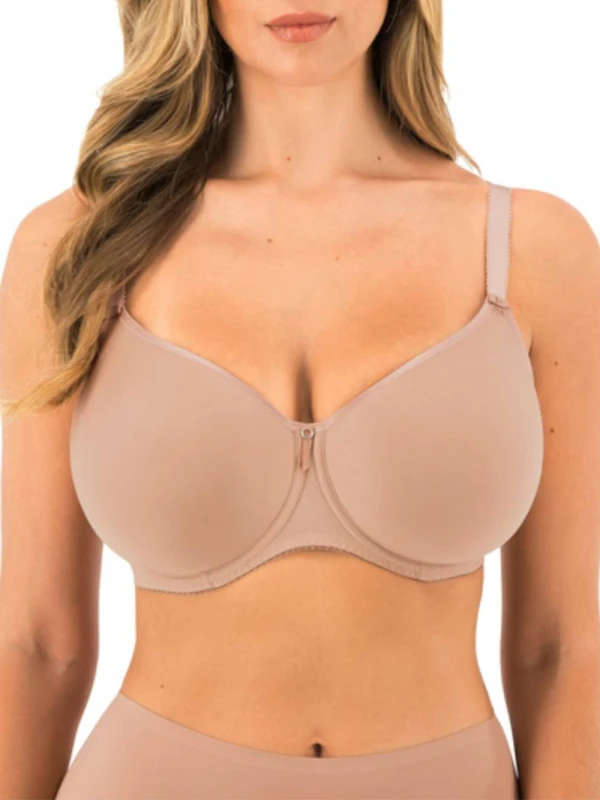 Image of Fantasie Womens Rebecca Essentials Moulded Spacer Bra in Nude Size: 36E Nude Female 36E