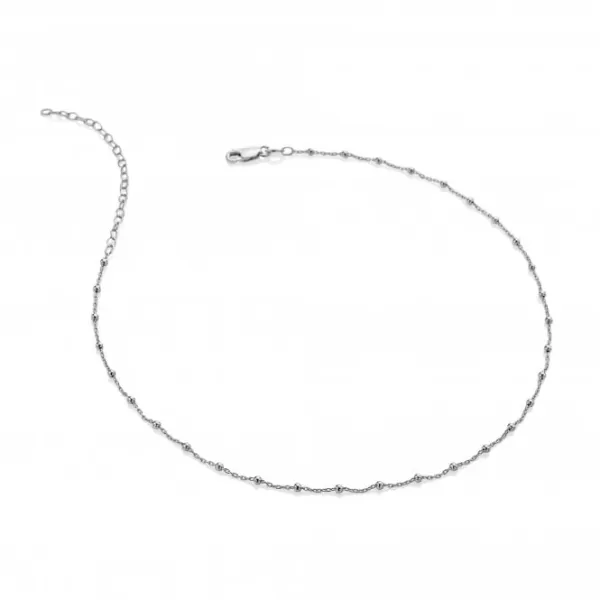 Image of Intermittent Bead Cable Choker Chain CH123