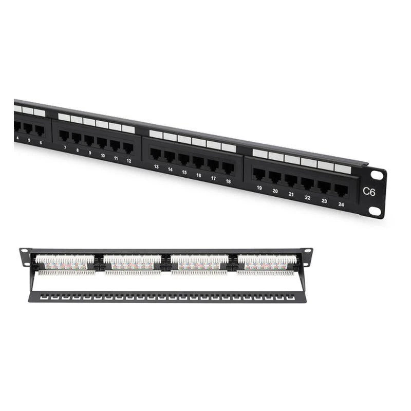 Image of FDL 24 PORT CAT.6 PATCH PANEL 1U