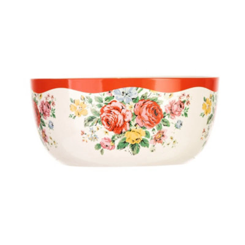 Image of Cath Kidston Feels Like Home Cereal Bowl Red ONE SIZE