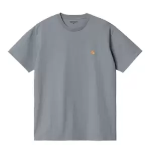 Image of Carhartt Wip S/s Chase T-Shirt, Mirror / Gold
