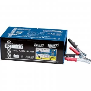 Image of Draper Expert BC1113D Desulphating Automotive Battery Charger 6v, 12v or 24v