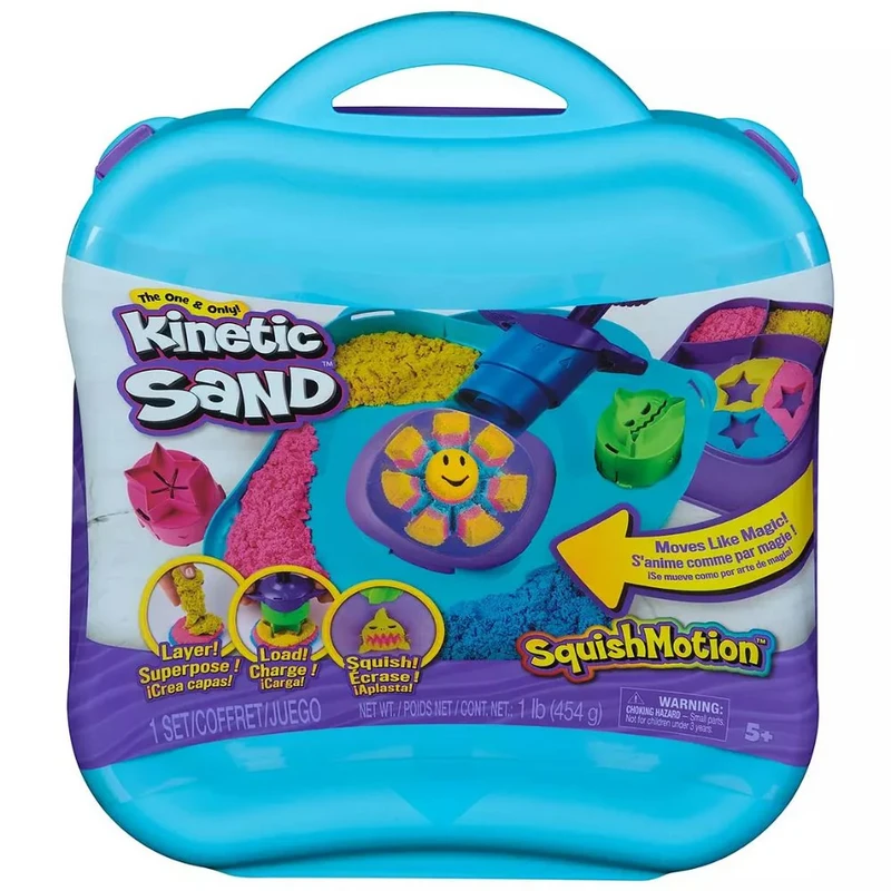 Image of Kinetic Sand Kinetic Sand Squish Motion Playset Male IL79901