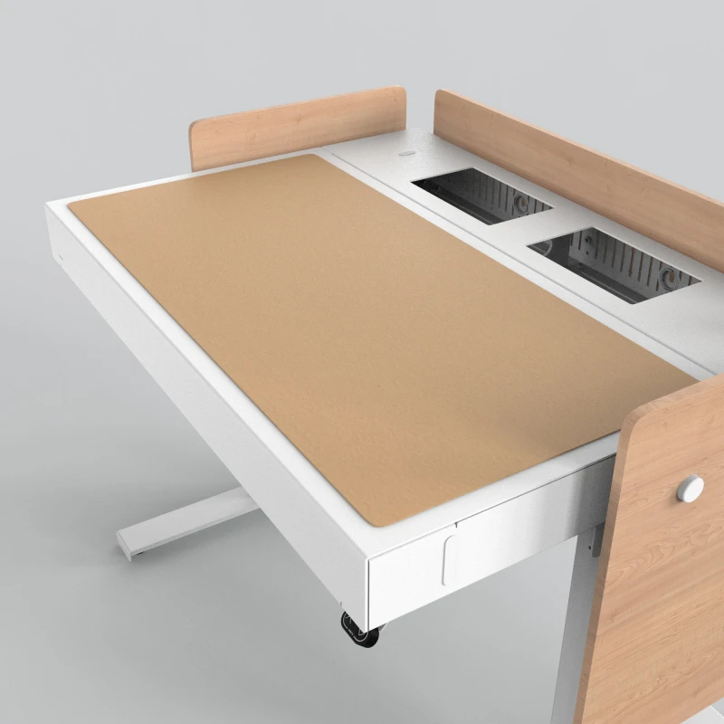 Image of Heckler Design H922-4002 desk pad Linoleum Brown