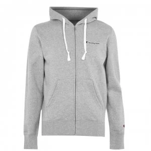 Image of Champion Full Zip Logo Hoodie - Grey EM031