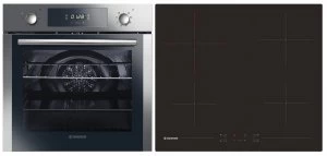 Image of Hoover HPKCER60X 4 Zone Ceramic Hob Electric Single Oven