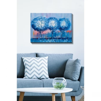 Image of Kanvas Tablo (50 x 70) - 17 Multicolor Decorative Canvas Painting