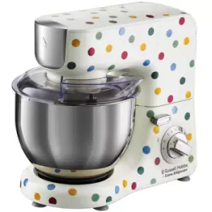 Image of Russell Hobbs 25931 Emma Bridgewater Polka Dot 1000W Stand Mixer - Multicoloured