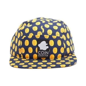 Image of Nintendo - Coin Pattern Unisex Camper Cap Style Cap - Multi-Colour