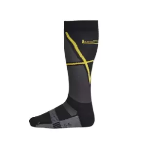 Image of Lindstrands Cool Sock Black/Yellow 41