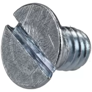 Image of R-TECH 337064 Slotted Countersunk Machine Screws BZP M4 6mm - Pack...