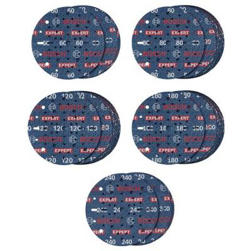 Image of Bosch Accessories Bosch Accessories 2608902470 Grinding disc set Diameter 150 mm 2608902470