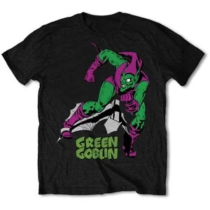 Image of Marvel Comics - Green Goblin Unisex Medium T-Shirt - Black