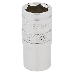 Image of Draper 1/4" Drive Hi-Torq Bi Hexagon Socket Imperial 1/4" 5/16"