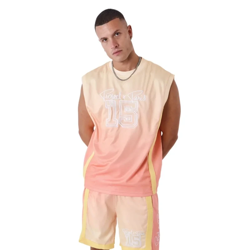 Image of Project X Paris Basketball tank top Project X Paris Rose Male L