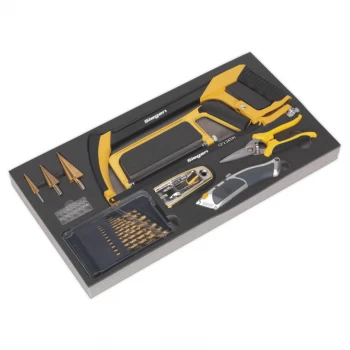 Image of Tool Tray with Cutting & Drilling Set 28PC