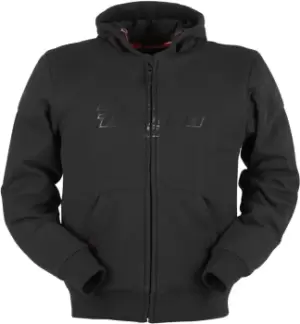Image of Furygan Luxio Evo Motorcycle Zip Hoodie, black, Size S, black, Size S