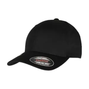 Image of Flexfit Recycled Polyester Baseball Cap (S-M) (Black)