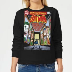 Image of Batman The Dark Knight's Rogues Gallery Cover Womens Sweatshirt - Black - 5XL