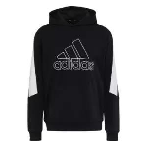Image of adidas Future Icons Embroidered Badge of Sport Hoodie Men - Black