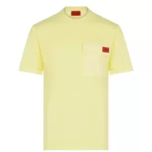 Image of HUGO Dinsky T Shirt - Yellow