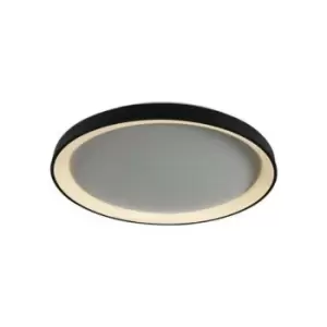Image of Larissa Lighting - Larissa Melnik Black LED Ceiling Light 48W IP20 230V
