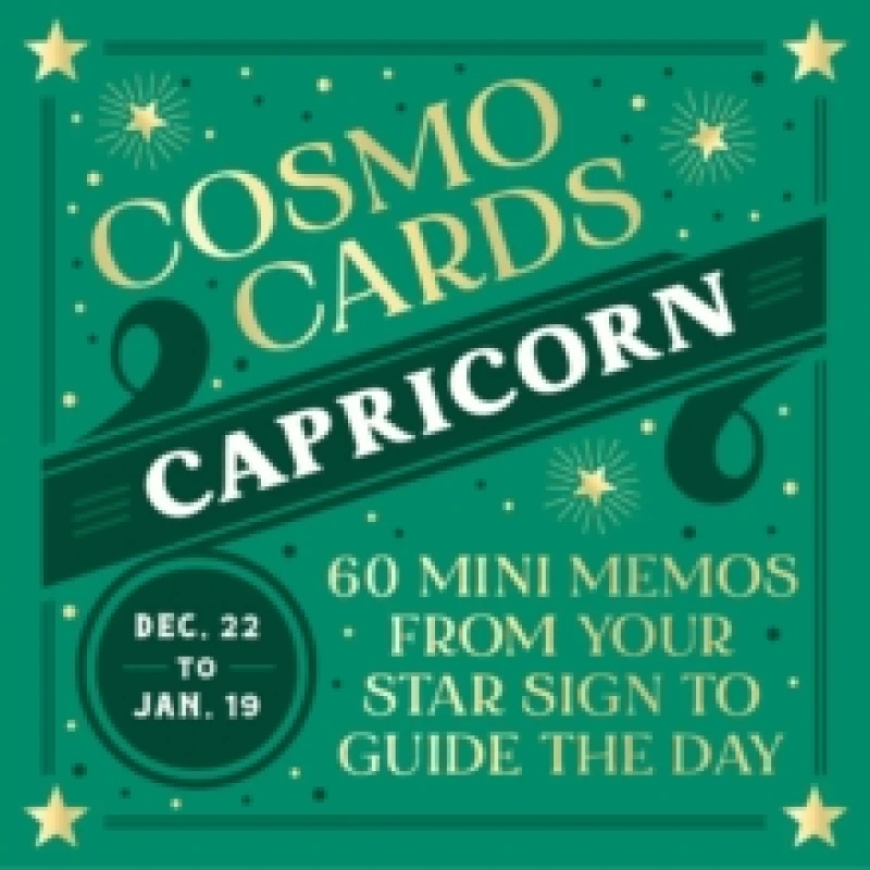 Image of Cosmo Cards: Capricorn : 60 Mini Memos from Your Star Sign to Guide the Day Cards