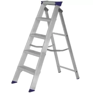 Image of Werner MasterTrade Step Ladder - 5 Tread