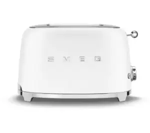 Image of SMEG 50s Retro TSF01WHMUK 2 Slice Toaster