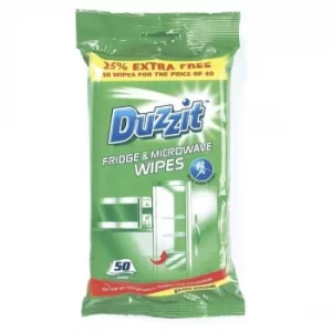 Image of Duzzit Fridge & Microwave Wipes 50 Pack