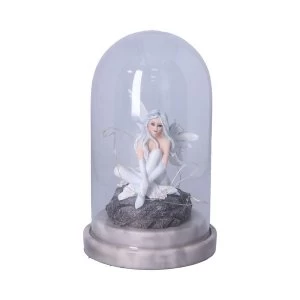 Image of Alvi Glass Dome Light Up Fairy Ornament