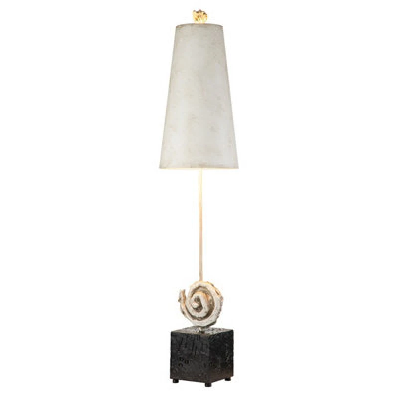 Image of Flambeau Flambeau Swirl Table Lamp - White
