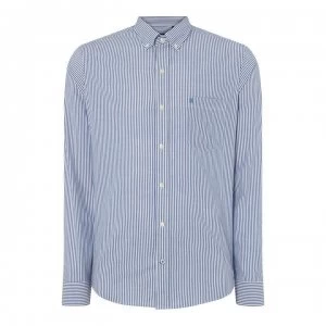 Image of IZOD IZOD Poplin Striped Shirt - Maz Blue494