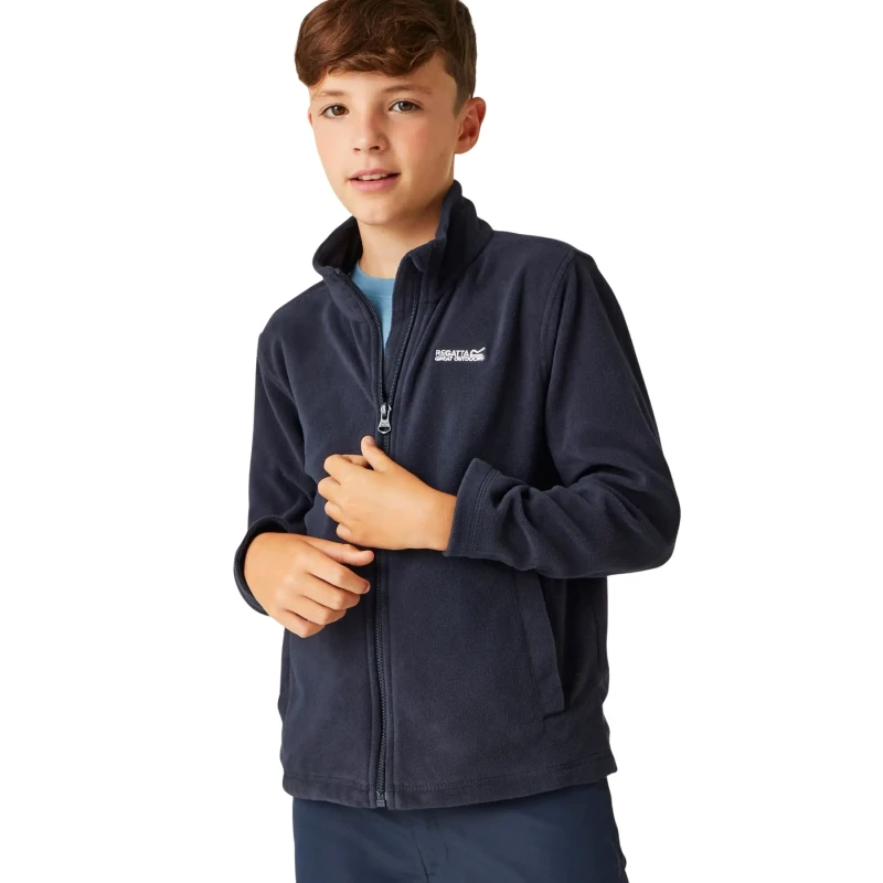 Image of Regatta King II Lightweight Full Zip Fleece - Blue Blue 14 yr