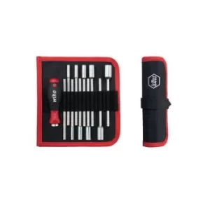 Image of Wiha System 6 U106 T12 Workshop Interchangeable bits set 12 Piece Hex head