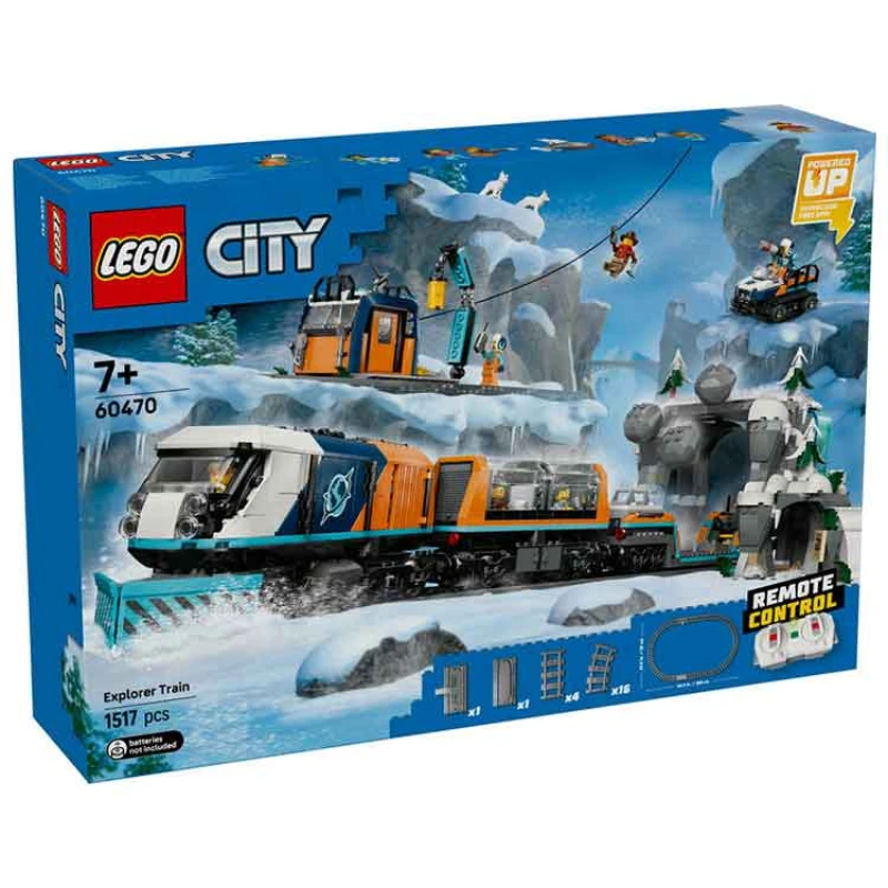 Image of Lego City LEGO City Explorers' Arctic Polar Expres - LEGO City Male TC70401