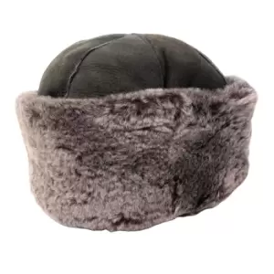 Image of Eastern Counties Leather Womens/Ladies Duxford Dome Panel Sheepskin Hat (M) (Vizon)