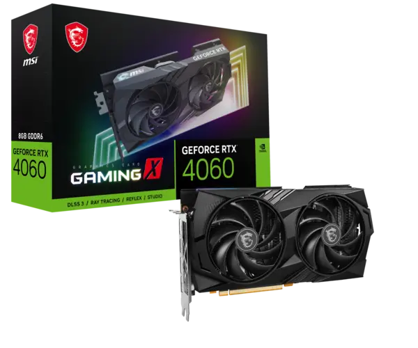 Image of MSI GeForce RTX 4060 GAMING X 8GB Graphics Card