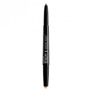Image of NYX Professional Makeup Sculpt & Highlight Brow Contour Black/Golden peach