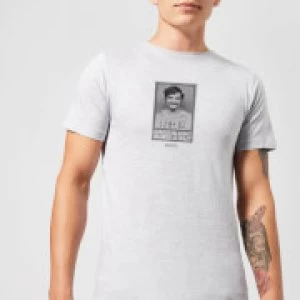 Image of Narcos Geniuses Are Always Crazy Black And White T-Shirt - Grey - 3XL