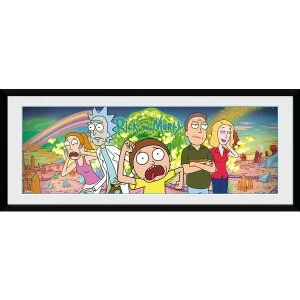 Image of Rick and Morty Group Framed Collector Print