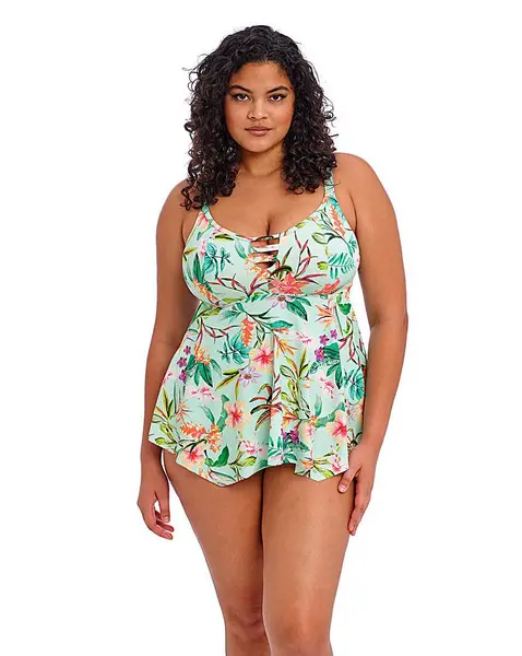 Image of Elomi Elomi Sunshine Cove Tankini Top Aqua Female 16 QV16801