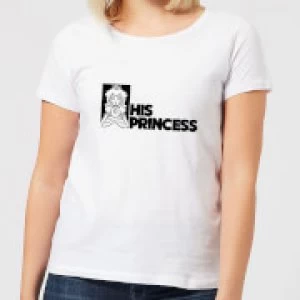 Image of Super Mario His Princess Womens T-Shirt - White - L