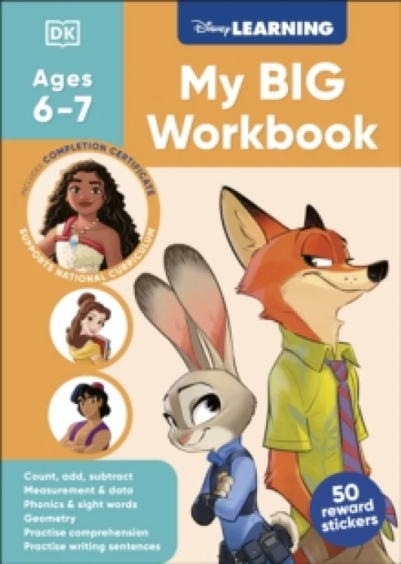 Image of Disney Learning Big Workbook Ages 6-7 (Year 2) Paperback / softback