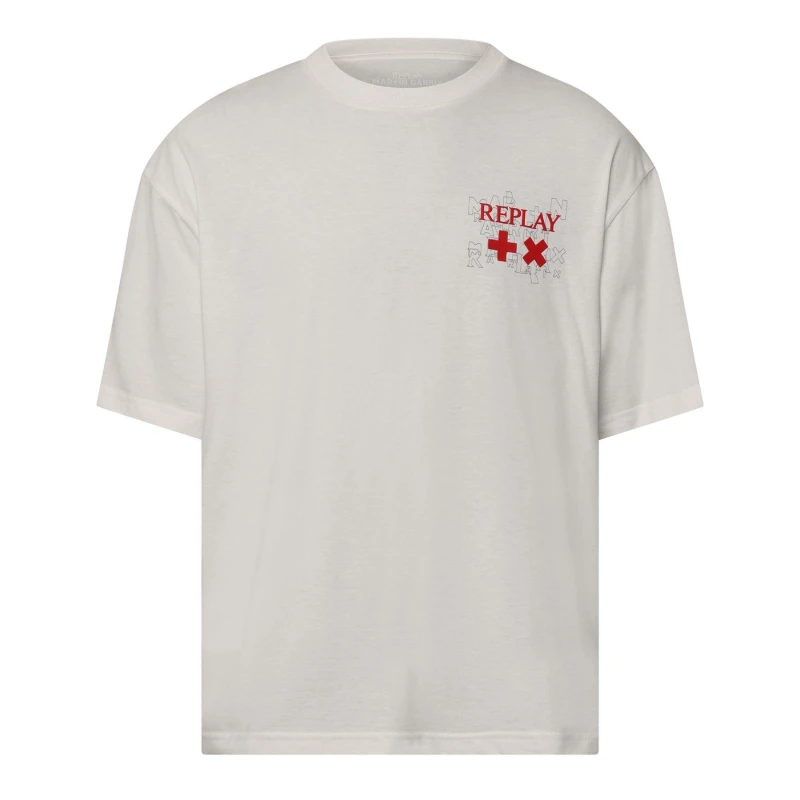 Image of Replay Replay x Martin Garrix T-Shirt White male S