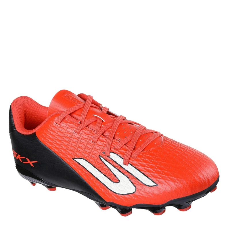 Image of Skechers SKX.2 Juniors Firm Ground Football Boots Red/Black male 4(36.5)