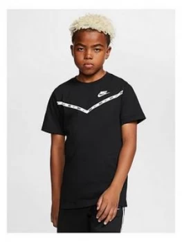 Image of Nike Boys Chevron T-Shirt - Black